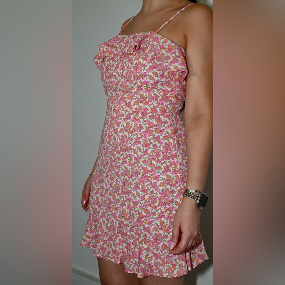 Pink Floral Dress